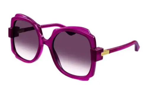 square-frame gradient sunglasses