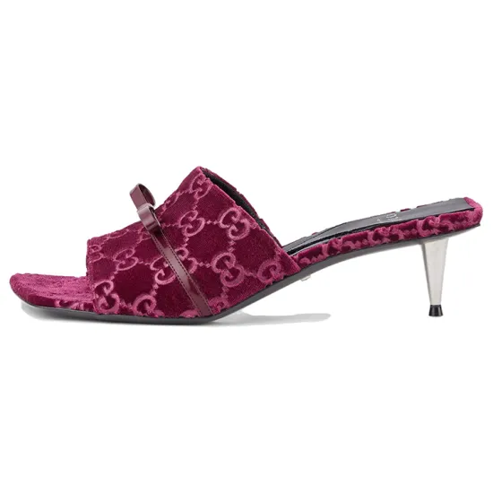 GUCCI Slide Slippers Women's Red