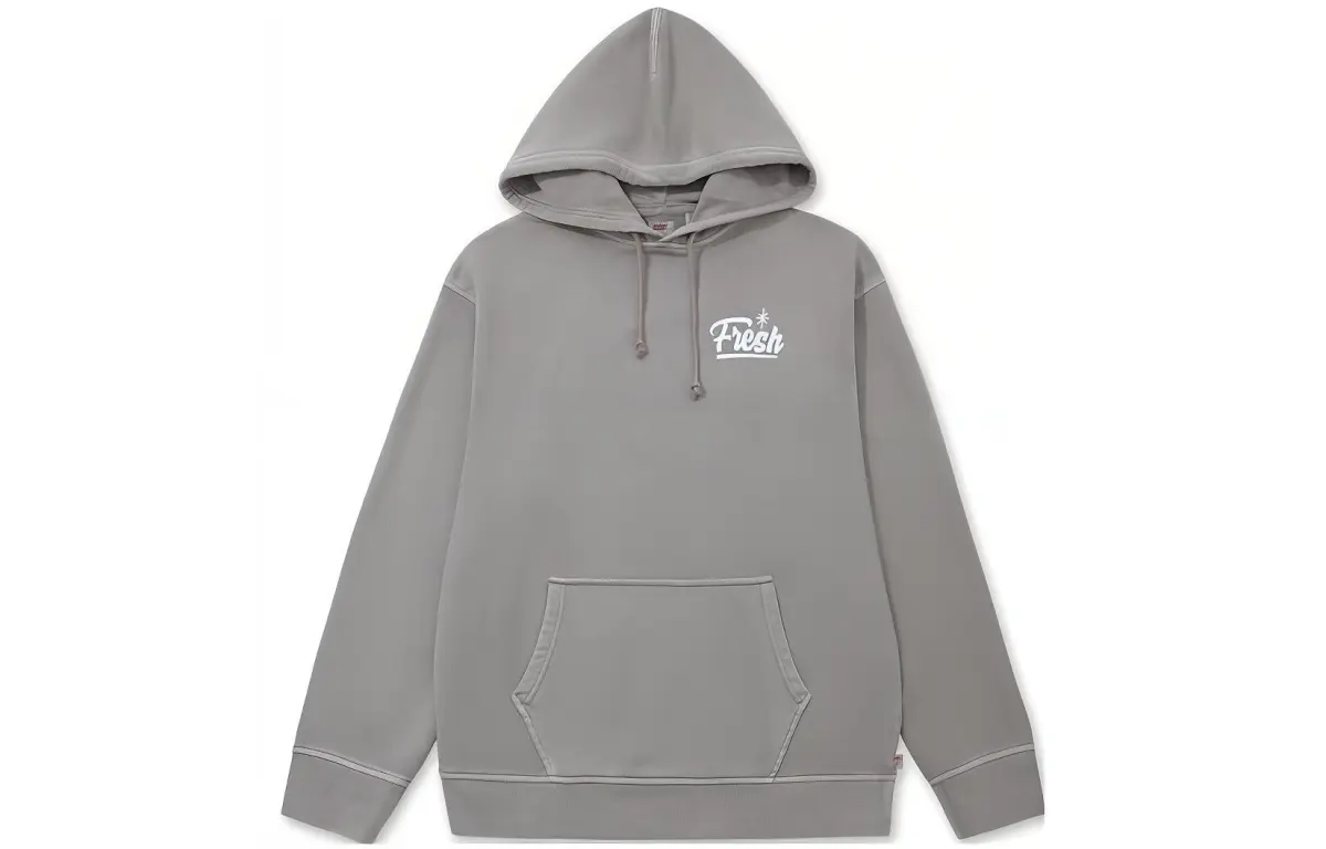 Levi's Sweatshirts Men's Gray Hooded (Non-detachable) Moderate Straight Fit