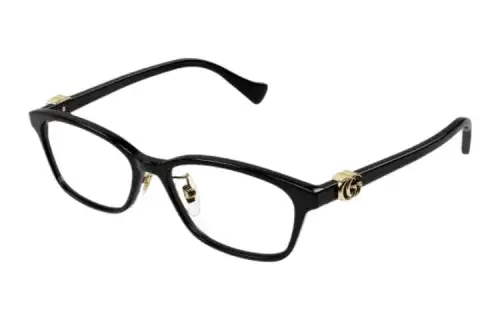 GUCCI Fashion Rectangular Eyeglass Frames Women's Black