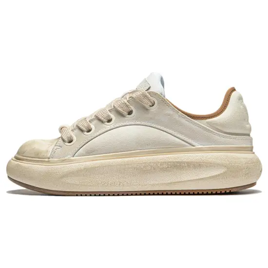 LiNing Yun You C4D Casual Shoes Men Low-Top Ivory