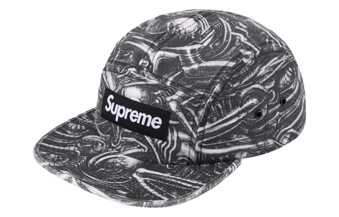 Кепка Supreme H.R. GIGER CAMP CAP (черная)