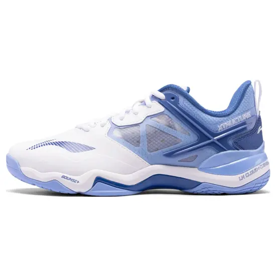 LiNing Sound Explosion OP Abrasion Resistant Low Top Badminton Shoes Men's White Blue