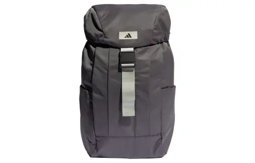 Adidas Recycled Material Polyester Backpack Regular Women's Black & Gray