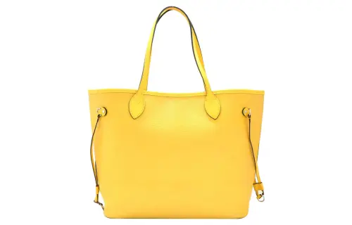 LOUIS VUITTON NEVERFULL Cow Leather Handbag Medium Women's Citrus Medica Limonum Lemon