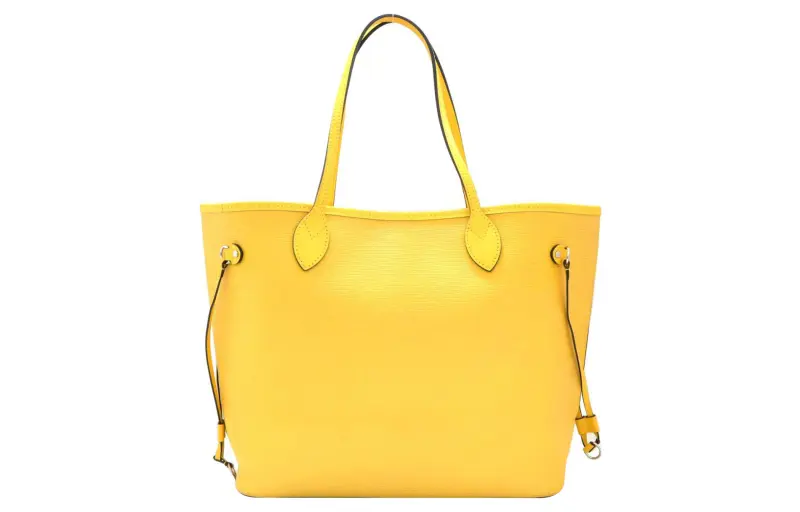 LOUIS VUITTON NEVERFULL Cow Leather Handbag Medium Women's Citrus Medica Limonum Lemon