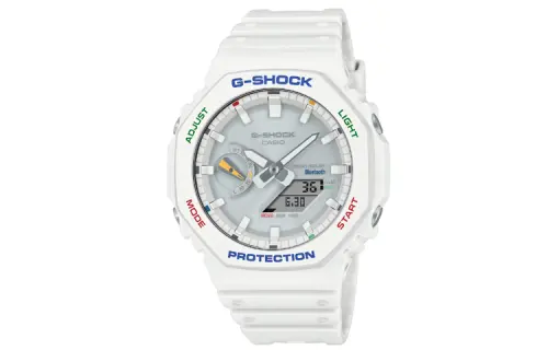 CASIO Unisex Liquid Crystal/Analog Dual Display Series Silver Watch GA-B2100FC-7A