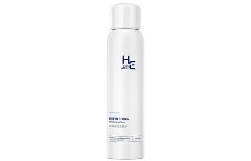 Men's refreshing cleansing milk, toner, soothing brightening smoothing moisturizing revitalizing soft spray, oil sheen control, conceals acne, shrinks pores, 180 ml, sample
