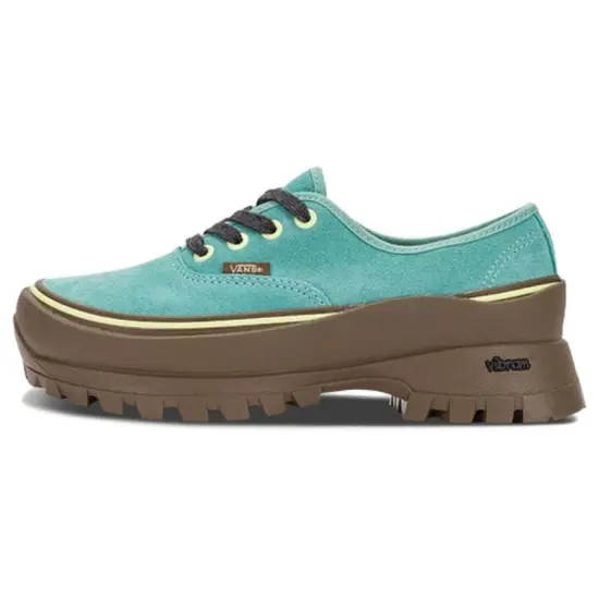 Vibram X Vans Authentic Skateboarding Shoes Unisex Low-top Blue