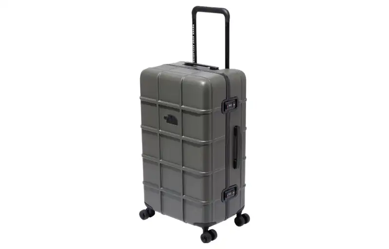 THE NORTH FACE Polycarbonate Suitcase Luggage 30 Inch Unisex Nouveau Gray Green