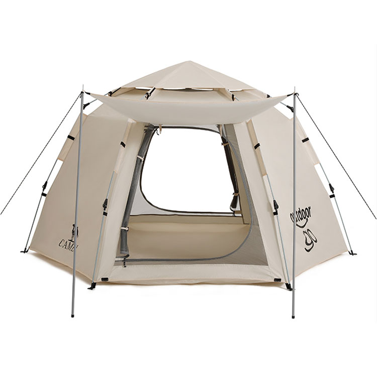 CAMEL Camping Tent Pull The Bow And Open Quickly One-bedroom Outdoor Pyramid Tent