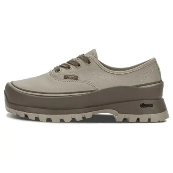 Vibram X Vans Authentic Skateboarding Shoes Unisex Low-top Khaki