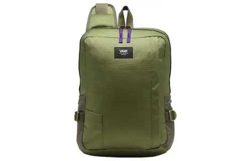 Vans Nylon Shoulder Bag, Crossbody Bag Men's Olive Green