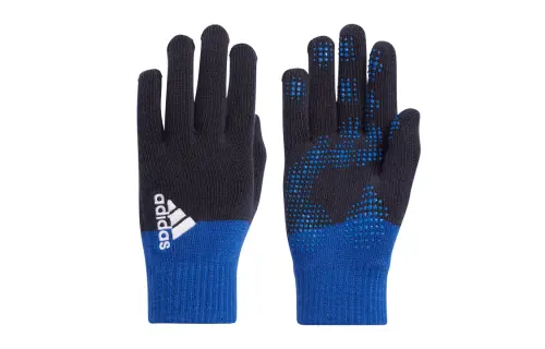 Adidas Nylon Knit Gloves Unisex Blue/Black