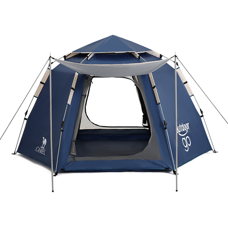 CAMEL Camping Tent Pull The Bow And Open Quickly One-bedroom Outdoor Pyramid Tent