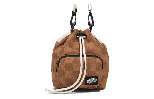 Vans Polyester Bucket Bag, Shoulder Bag, Crossbody Bag Regular Women's Mocha Brown