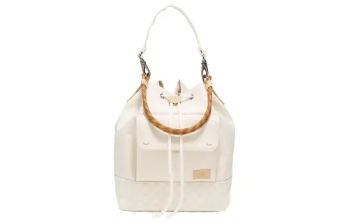 Vans Cotton Bucket Bag Handbag Regular Unisex Natural/Dove Color