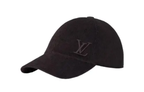 LOUIS VUITTON Cotton Baseball Caps Unisex Red