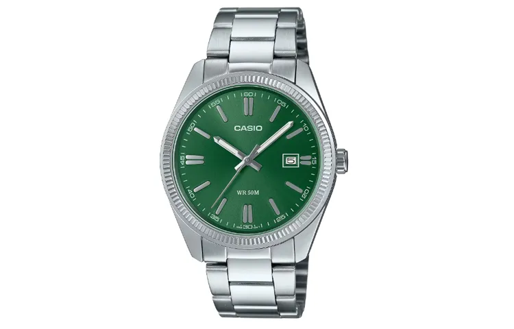 CASIO Men Standard Series Green Watch MTP-1302D-3A