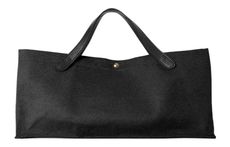 THE ROW Cotton Tote Bag, Shopping Bag, Handbag Women's Black