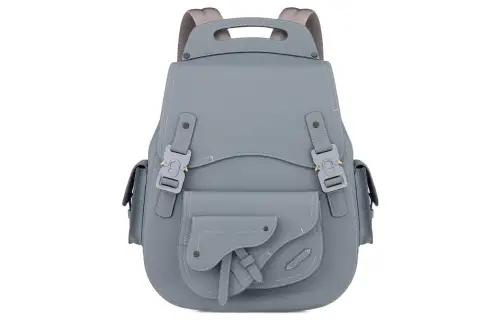DIOR Gallop Grained Calfskin Backpack Large Men's Dior Gray