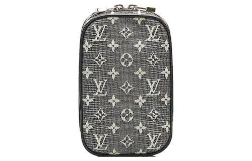 LOUIS VUITTON Canvas Camera Bag, Shoulder Bag, Crossbody Bag Mini Unisex Black