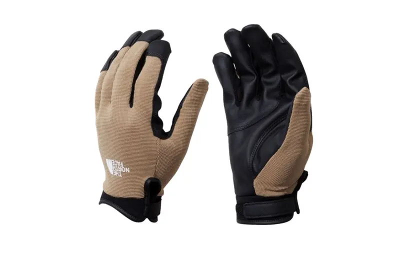 THE NORTH FACE Brand Logo Sports Gloves Unisex Brown