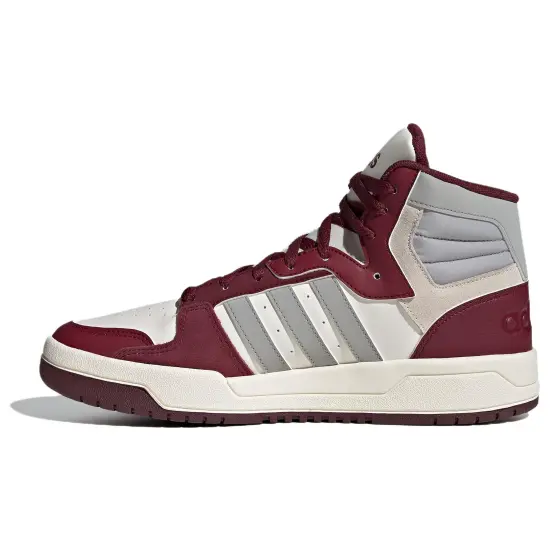Adidas Neo Entrap Skateboard Shoes Unisex Mid-Top White-Brown