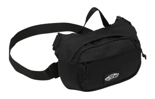 Vans Polyester Shoulder Bag, Crossbody Bag Regular Unisex Black