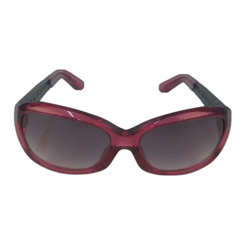 DIOR Plastic Irregular Shape Sunglasses Unisex Red