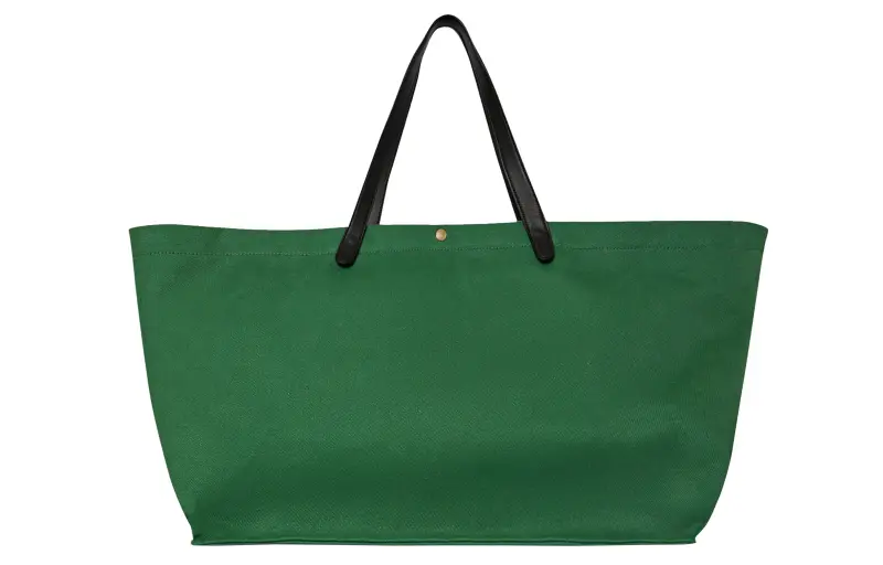 THE ROW Cotton Tote Bag, Shopping Bag, Handbag Extra Large Women's Green