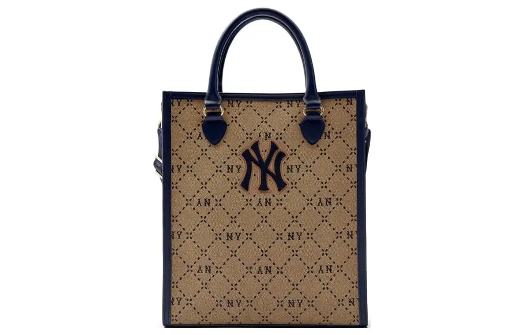 MLB Polyamide Tote Bag, Shopping Bag, Shoulder Bag, Crossbody Bag Handbag Regular Men's Beige Yellow