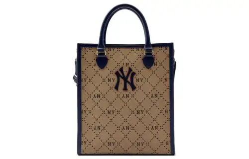 MLB Polyamide Tote Bag, Shopping Bag, Shoulder Bag, Crossbody Bag Handbag Regular Men's Beige Yellow