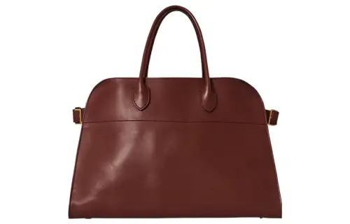 THE ROW Soft Margau Saddle Leather Handbag Regular Women's Cognac Brown