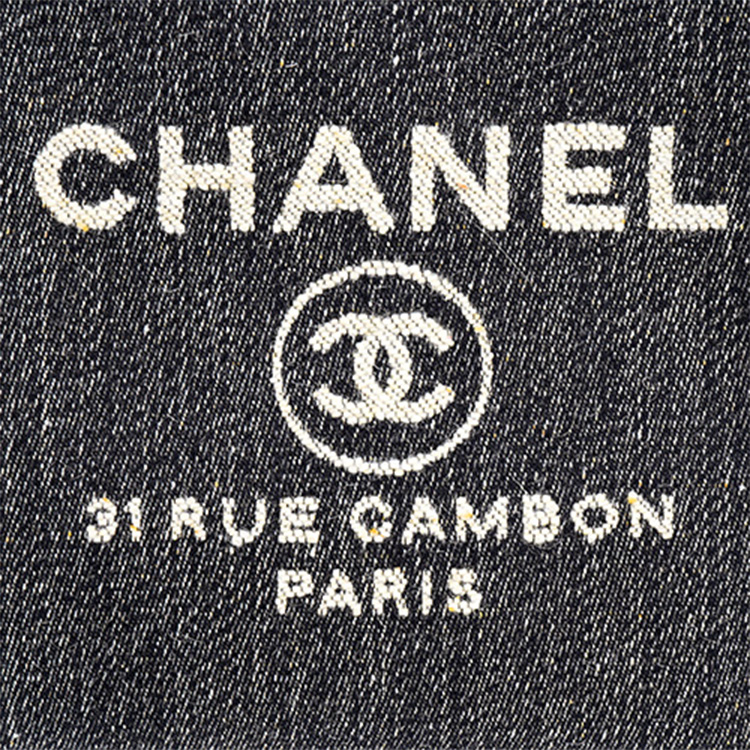 Женская сумка Chanel (джинсово-синяя) — фото 5