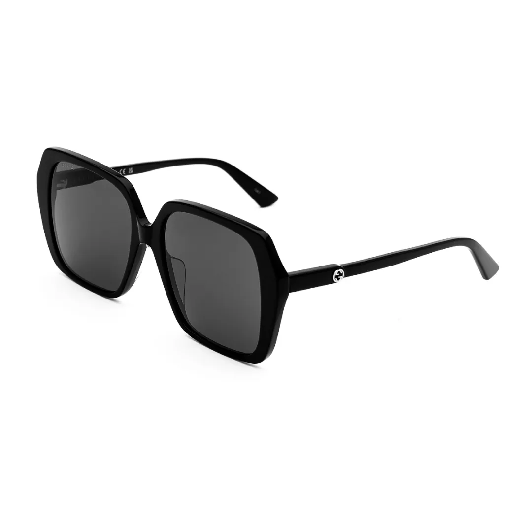 GUCCI Women's Logo Temple Acetate Square Sunglasses