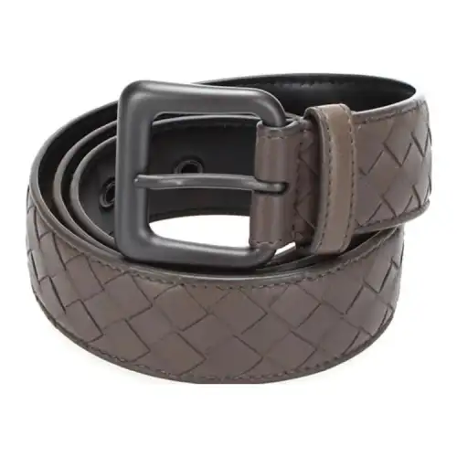 Bottega Veneta Leather Belts Men's Brown 3cm