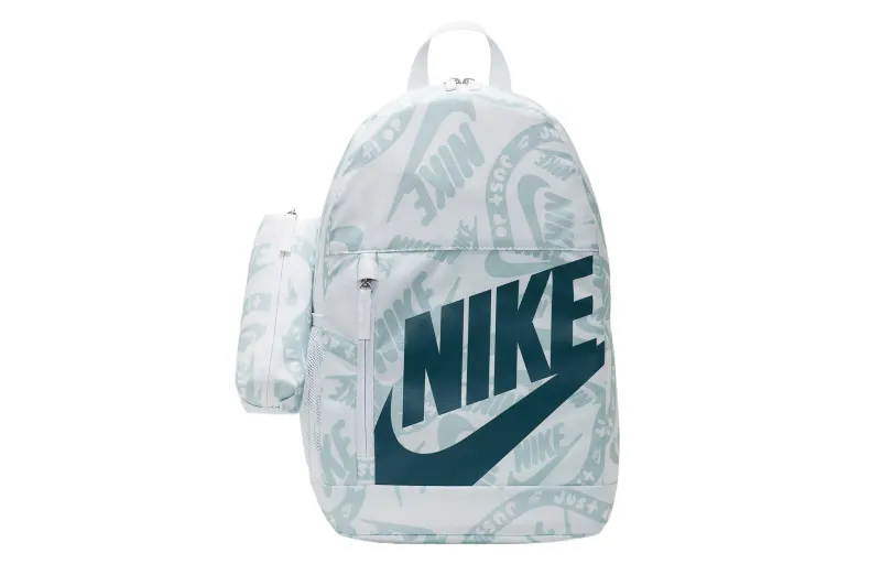 Nike Polyester Backpack Regular Unisex White & Geode Teal