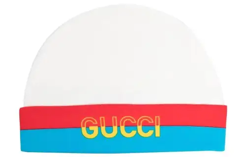 GUCCI Kids Logo Printed Beanie