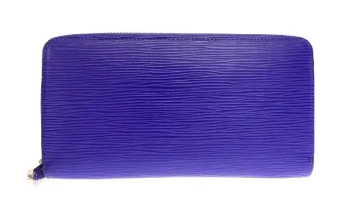 LOUIS VUITTON Zippy Epi Leather Wallet Unisex Fig