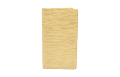 LOUIS VUITTON Epi Leather Wallet Unisex Cream