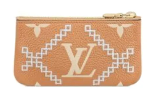 LOUIS VUITTON Key Pouch Arizona Beige