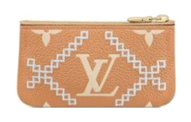 LOUIS VUITTON Key Pouch Arizona Beige