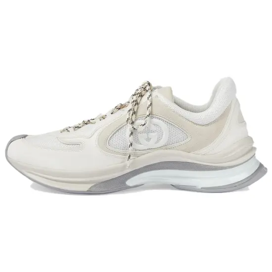 GUCCI Run Sneaker 'White Suede'
