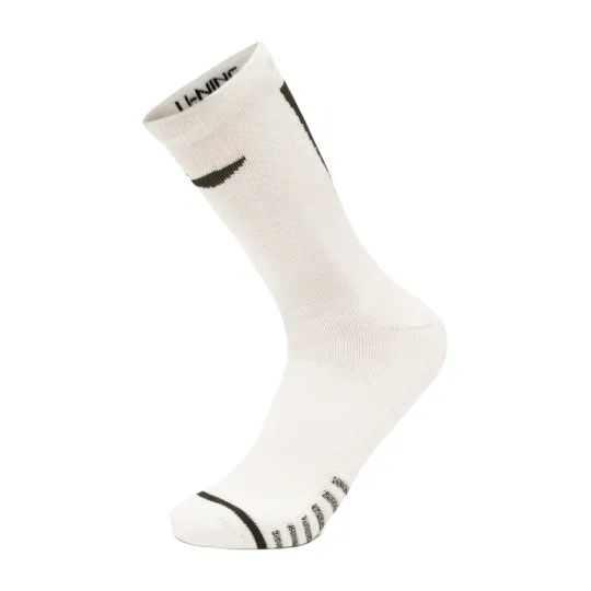 Li Ning Sports Basketball Collection Basketball Socks Men's White