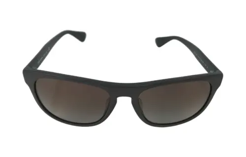 PRADA Acetate Irregular Shape Sunglasses Unisex Black