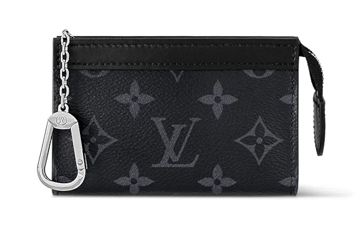 LOUIS VUITTON Key Pouch Voyage Monogram Eclipse