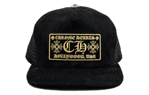 Chrome Hearts Ch Hollywood Corduroy Trucker Hat