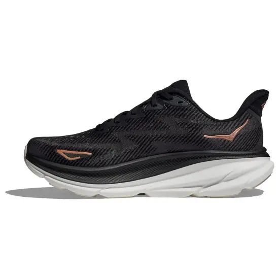 HOKA ONE ONE Clifton 9 Black Rose Gold Women's