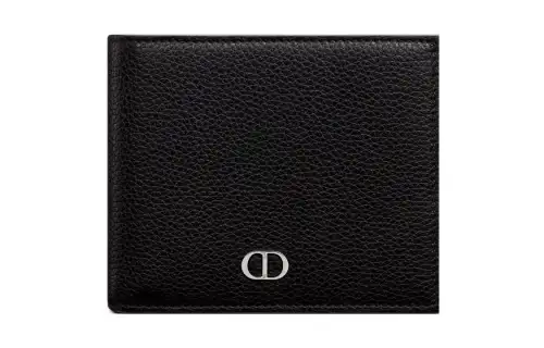 DIOR Grain Calfskin Wallet Regular Men's Black